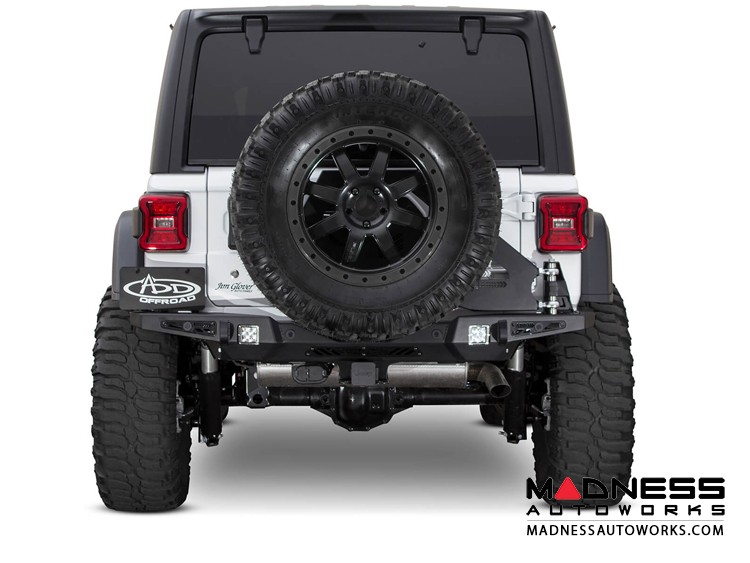 Jeep Wrangler JL Rear Bumper w/ Backup Sensors Stealth Fighter